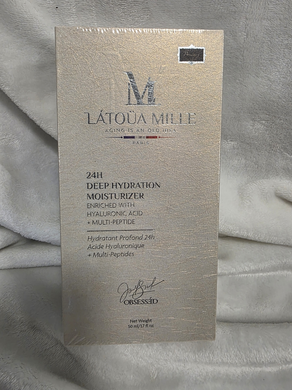 NIB Látoüa Mille 24H Deep Hydration Moisturizer - Hyaluronic & Peptides